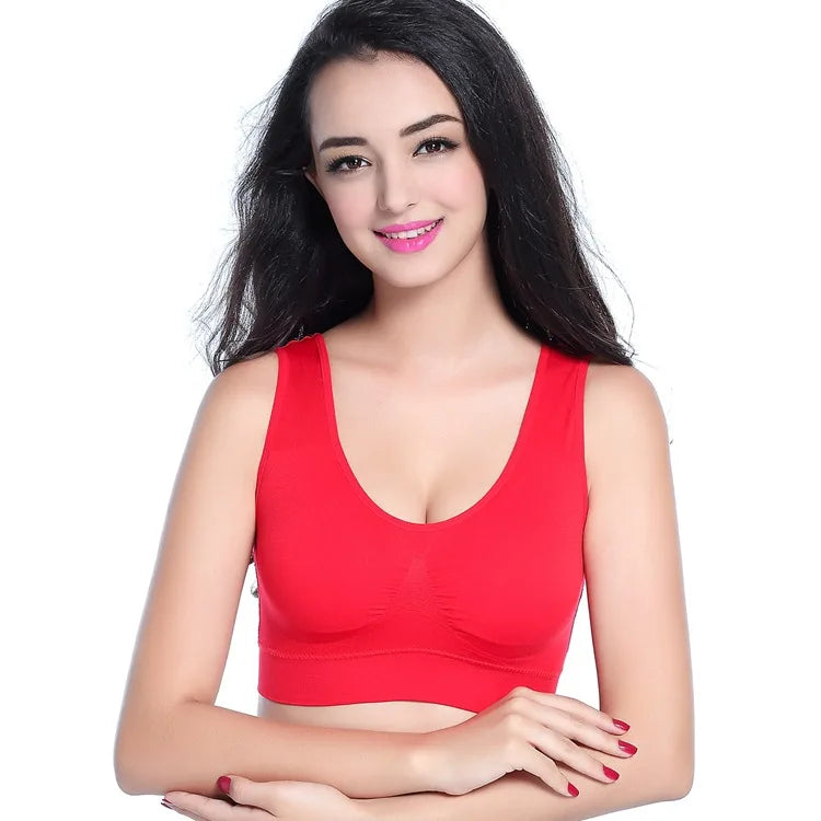 Damski sportowy biustonosz push-up