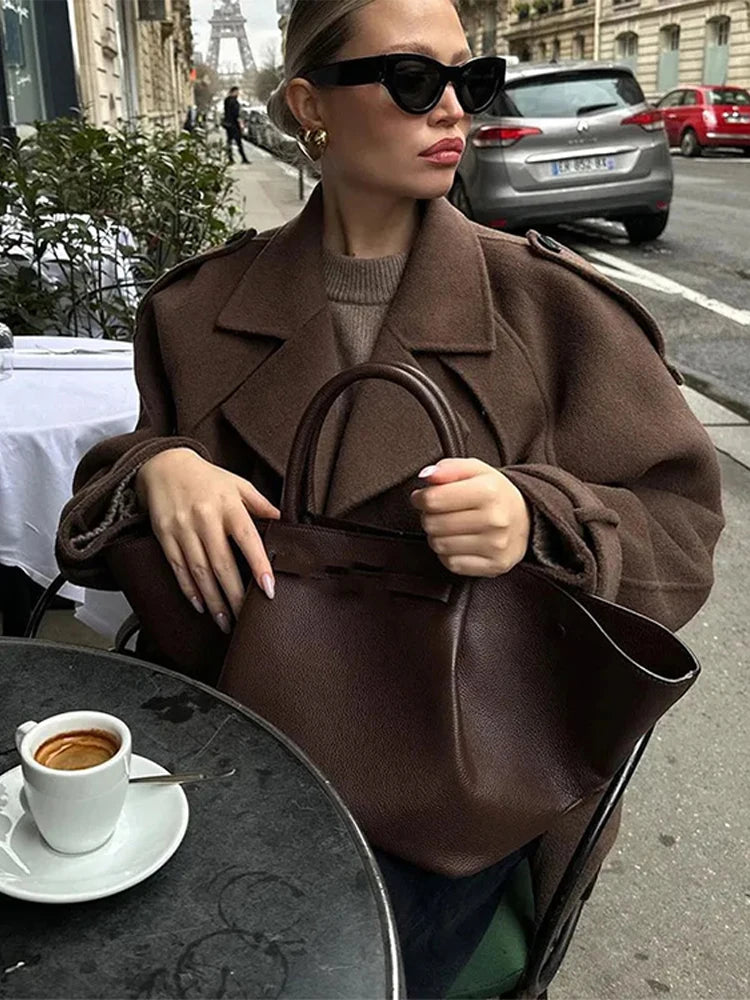 Damski krótki trencz