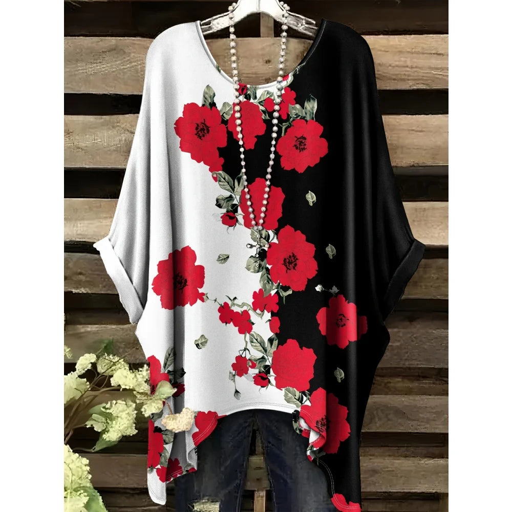 Damska koszulka z nadrukiem