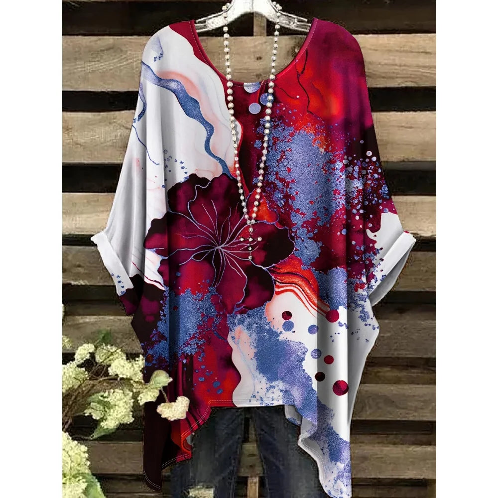 Damska koszulka z nadrukiem