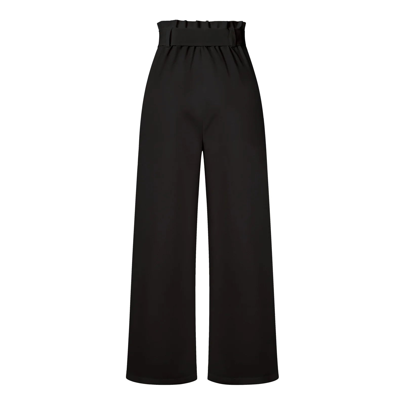 Damskie spodnie garniturowe z paskiem