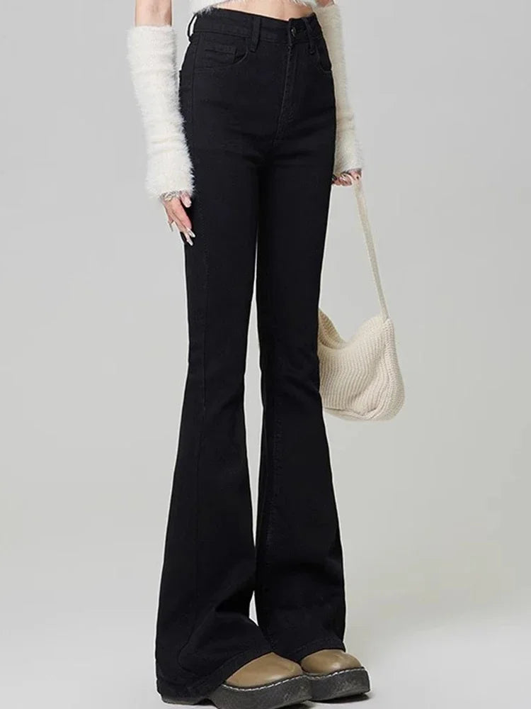 Damskie Jeansy Dzwony