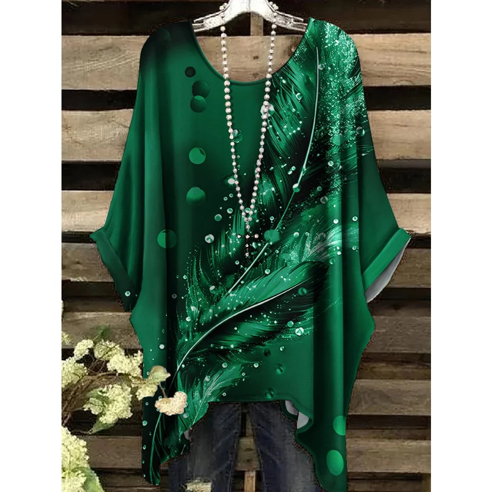 Damska koszulka z nadrukiem