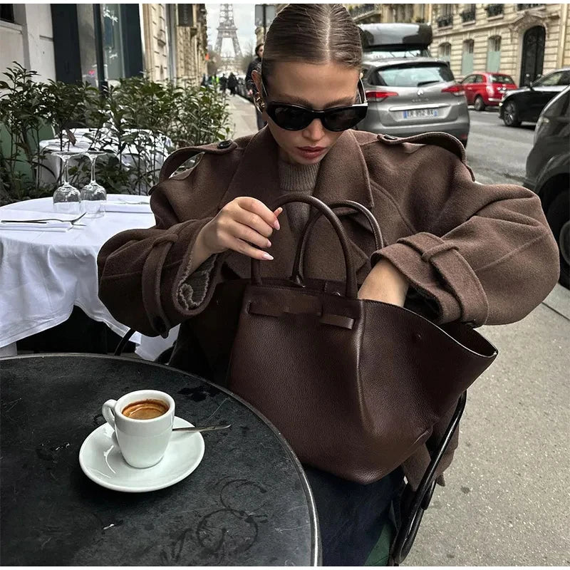 Damski krótki trencz