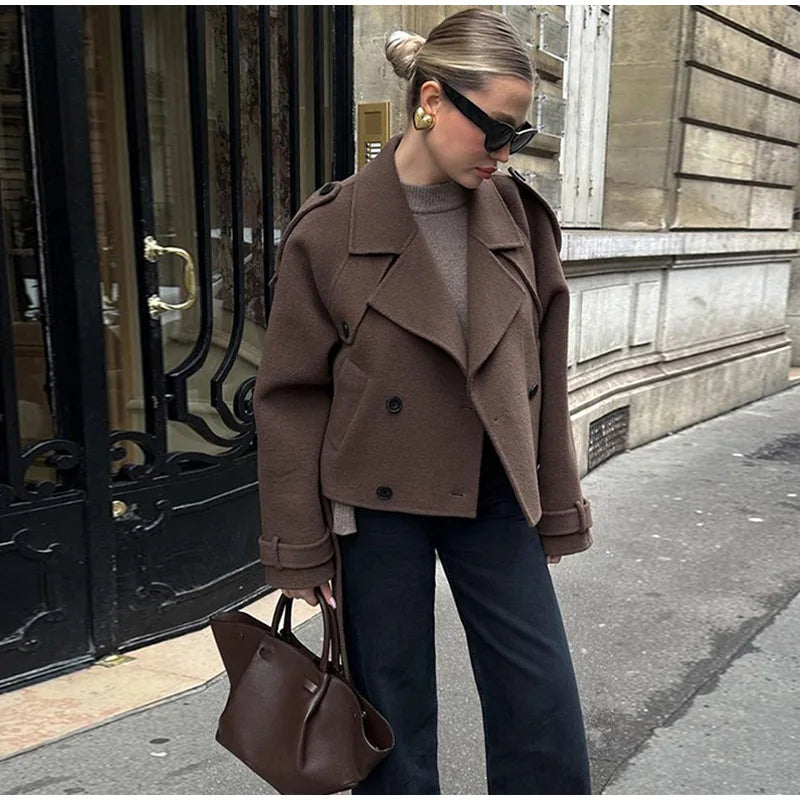 Damski krótki trencz