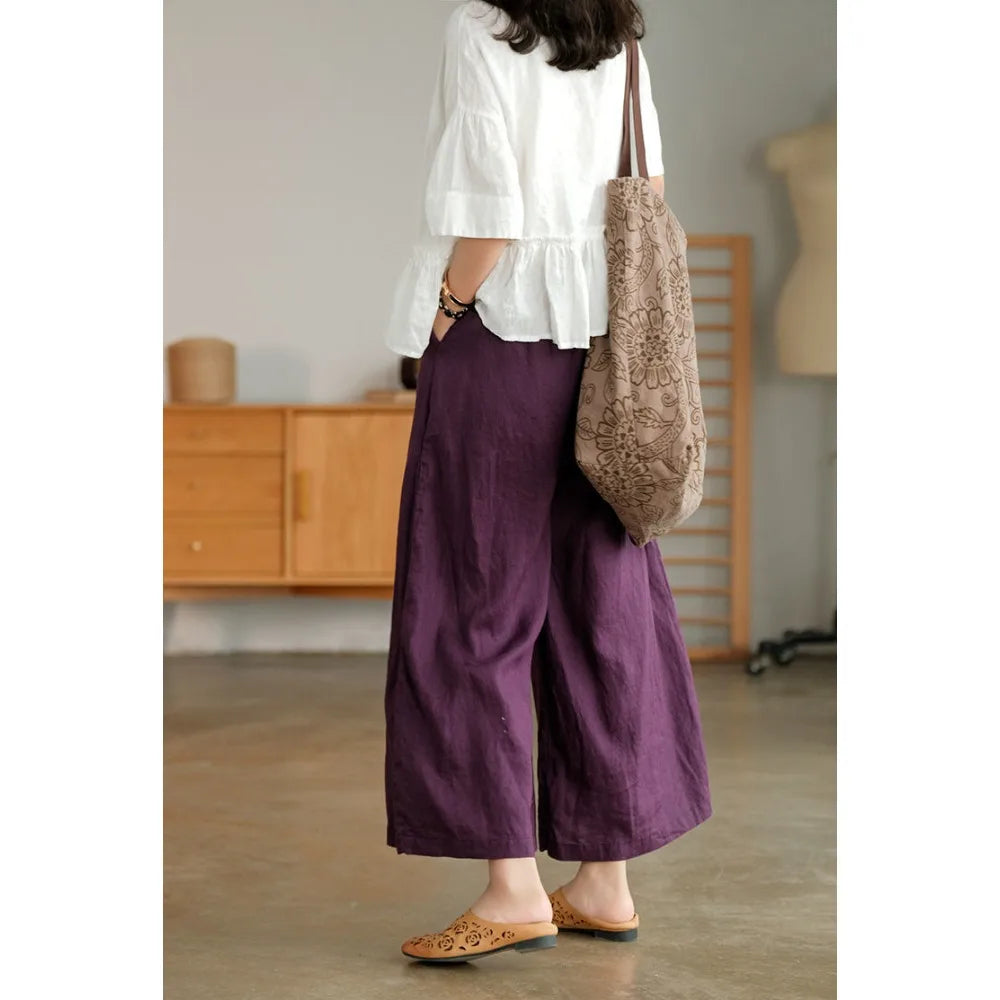 Damskie spodnie, luźne, wygodne i eleganckie