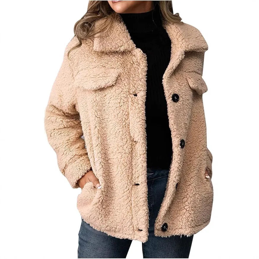 Kurtka damska jednokolorowa