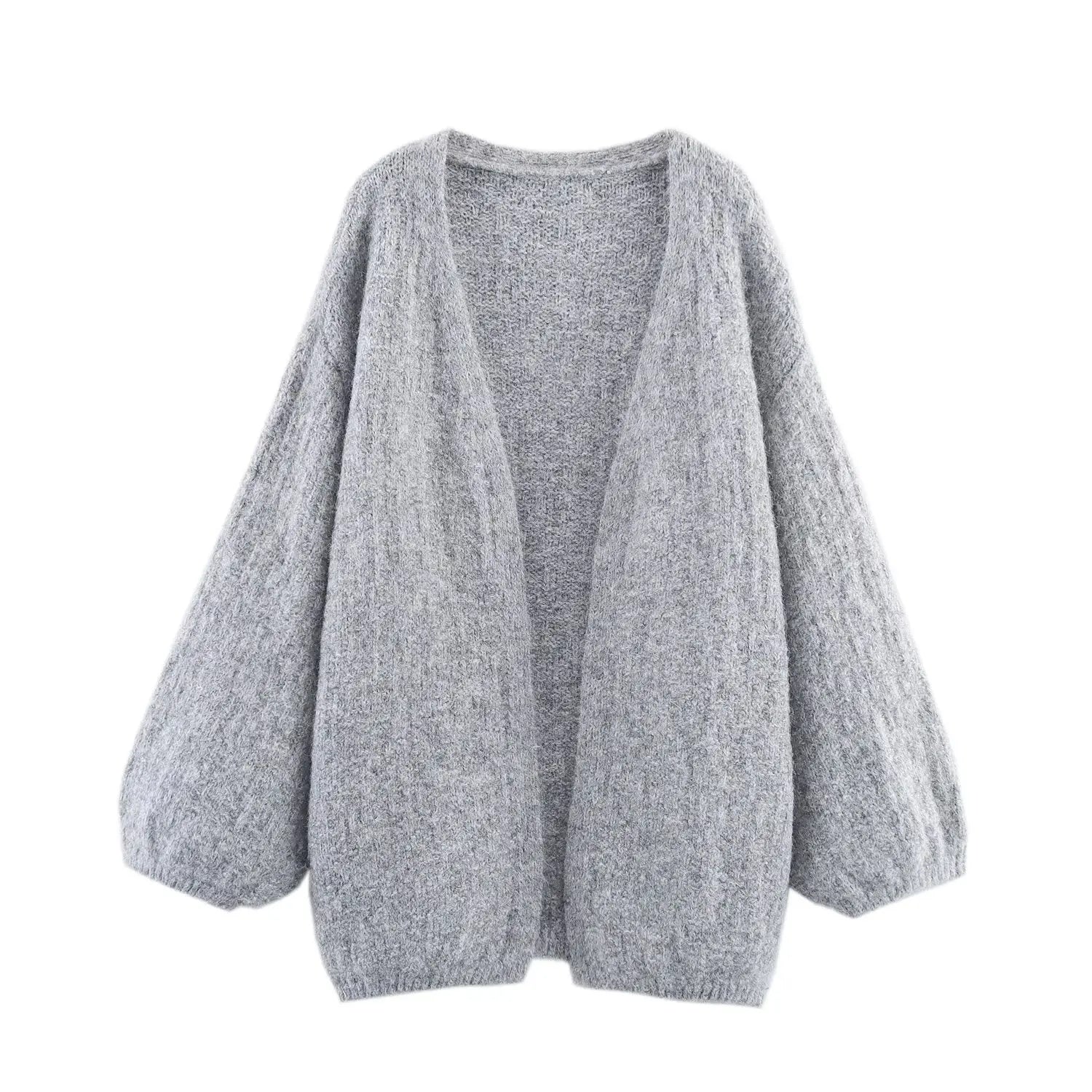 Jesienny kolorowy kardigan damski