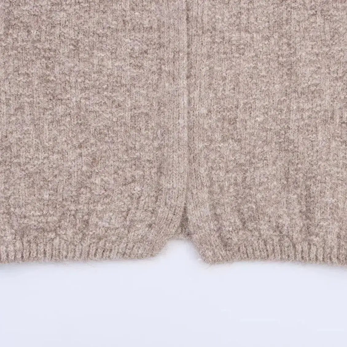 Jesienny kolorowy kardigan damski