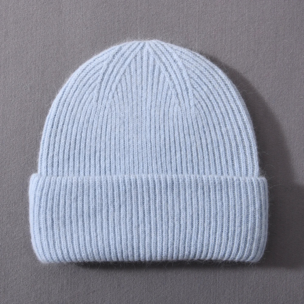 Damska czapka z prawdziwego futra