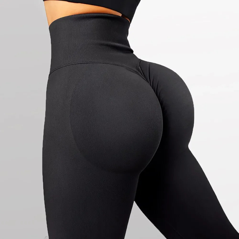 Damskie bezszwowe legginsy fitness
