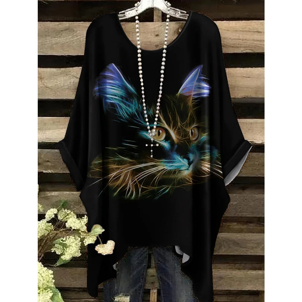 Damska koszulka z nadrukiem