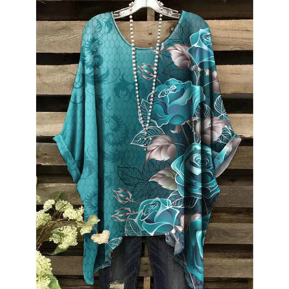 Damska koszulka z nadrukiem