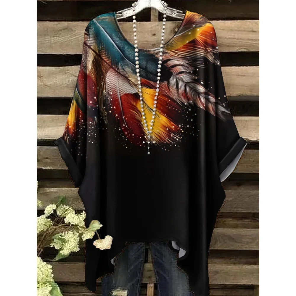 Damska koszulka z nadrukiem