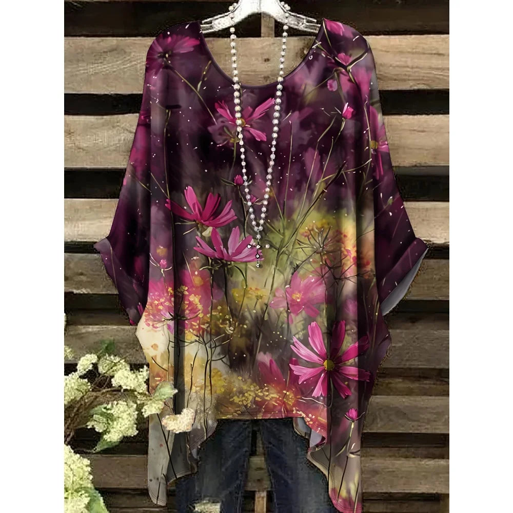 Damska koszulka z nadrukiem